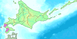 Sottoprefettura di Hiyama – Mappa
