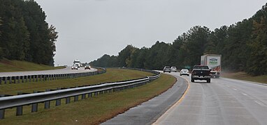 Interstate 85 North in Granville County (October 2023) 09.jpg