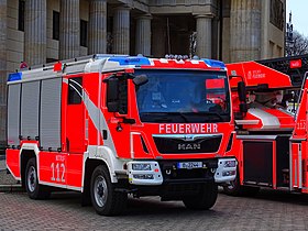 Einsatzfahrzeug der Berliner Feuerwehr 2018