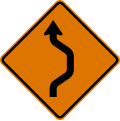 CW24-1R Single reverse curve (right)