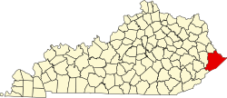 Koartn vo Pike County innahoib vo Kentucky