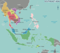 Map of Southeast Asia