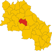 Locatie van Monteroni d'Arbia in Siena (SI)