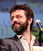 Michael Sheen na Comic Con 2010 na divulgação de Tron: o legado.