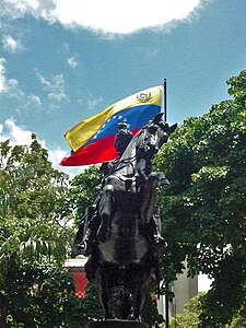 Monumento Ecuestre al Libertador de Venezuela.