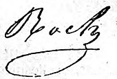Signature de Nicolas Roch