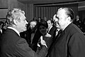 Sergej Bondarčuk i Orson Vels, Sarajevo, 29. novembar 1969. godine. Premijera filma Bitka na Neretvi