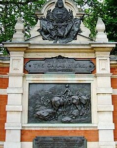 Monument aux morts des guerres des Boers, Chelsea, Londres.