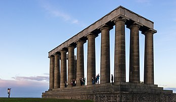 Le Monument national d'Écosse. (définition réelle 3 584 × 2 081)