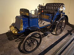 Benz Ideal (1894), première voiture à moteur à plat, musée Louwman.