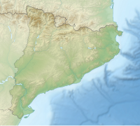 Lagekarte von Katalonien in Spanien