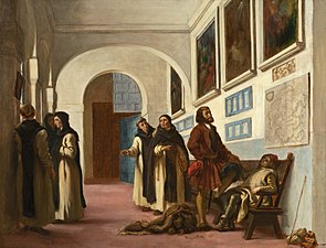 Colón y su hijo en La Rábida, 1838, Galería Nacional de Arte.