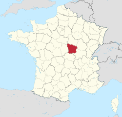 Landas atrašanās vieta Francijā