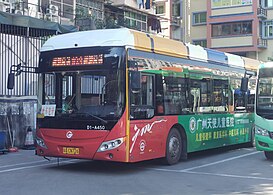 巴士电车103路现用 ZK5125D (E12) 无轨电车