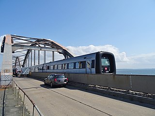 IC3 30 on the Storstrom Bridge