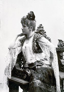 Edla Rothgardt som Carmen, Stora Teatern, Göteborg 1892.