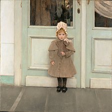 Fernand Khnopff, Portrait de Jeanne Kéfer, 1885.