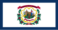 A bandeira de Virgínia Ocidental