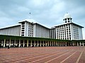 Istiqlal Mosque with Modern and International Style architecture in Jakarta, Indonesia