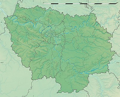 Location map Ιλ-ντε-Φρανς