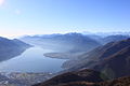 Lago Maggiore dal monte Sassariente