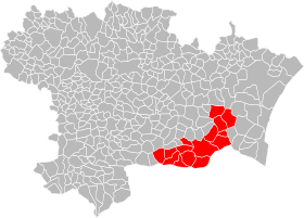 Localisation de Communauté de communes des Corbières