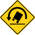 W1-13L Truck rollover warning (left)