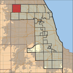 Location in Cook County