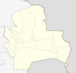 Samaipata ubicada en Departamento de Santa Cruz (Bolivia)