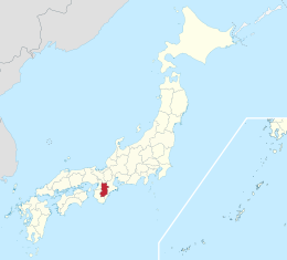 Prefettura di Nara – Localizzazione