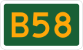 Alphanumeric route marker