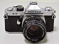 Pentax K2 with 55 mm lens