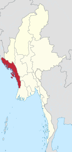 Stato Rakhine – Localizzazione