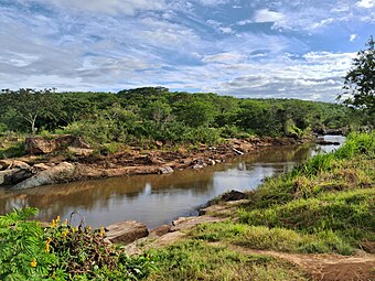 Rio Pardo no município de Cândido Sales