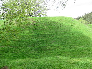 Sycharth, Motte from the south.
