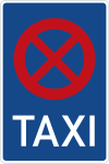 Hållplats för taxibilar