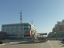 開通駅の駅前広場