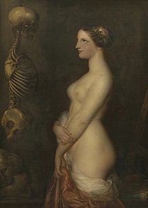 Deux jeunes filles (La Belle Rosine), 1847, óleo sobre lienzo, 140 x 100 cm, Bruselas, Museo Wiertz.