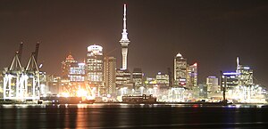 Auckland finanssikeskuksesta.