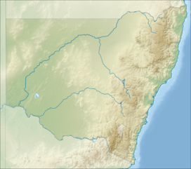 Nandewar Range is located in New South Wales
