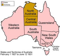 Lokacija Centralne Australije