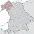 Lage in Bayern und im Landkreis