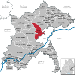 Blaustein – Mappa