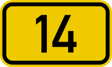 Bundesstraße 14 number.svg