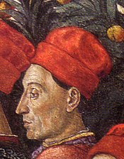 Cyriaque d’Ancône, inventeur de l’Archéologie moderne, peint par Benozzo Gozzoli