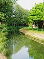 Le canal de l'Ourcq, vers May et Crouy-sur-Ourcq