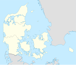Sorø'nün Danimarka'daki konumu