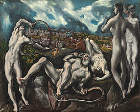 Laocoon, pictură de El Greco