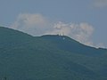 Radio antenna below summit of Elliott Knob