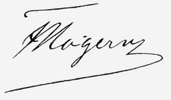 Francis Hagerups signatur